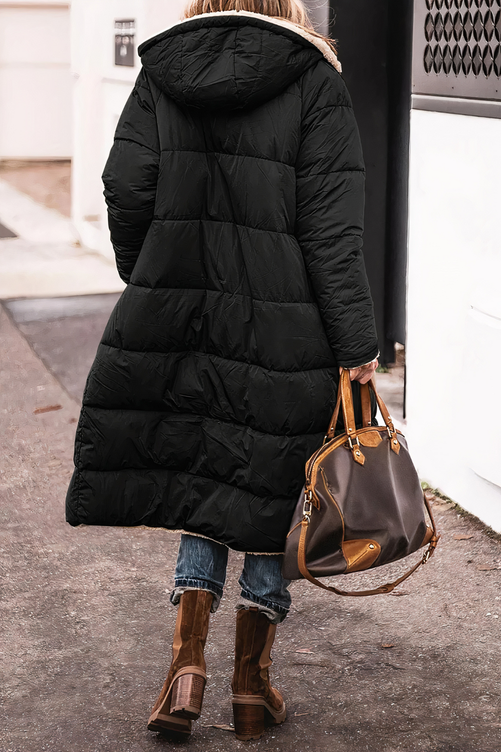 Damen Parka Mantel aus hochwertigem Material für Winter