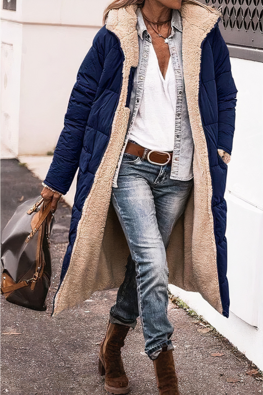 Damen Parka Mantel aus hochwertigem Material für Winter