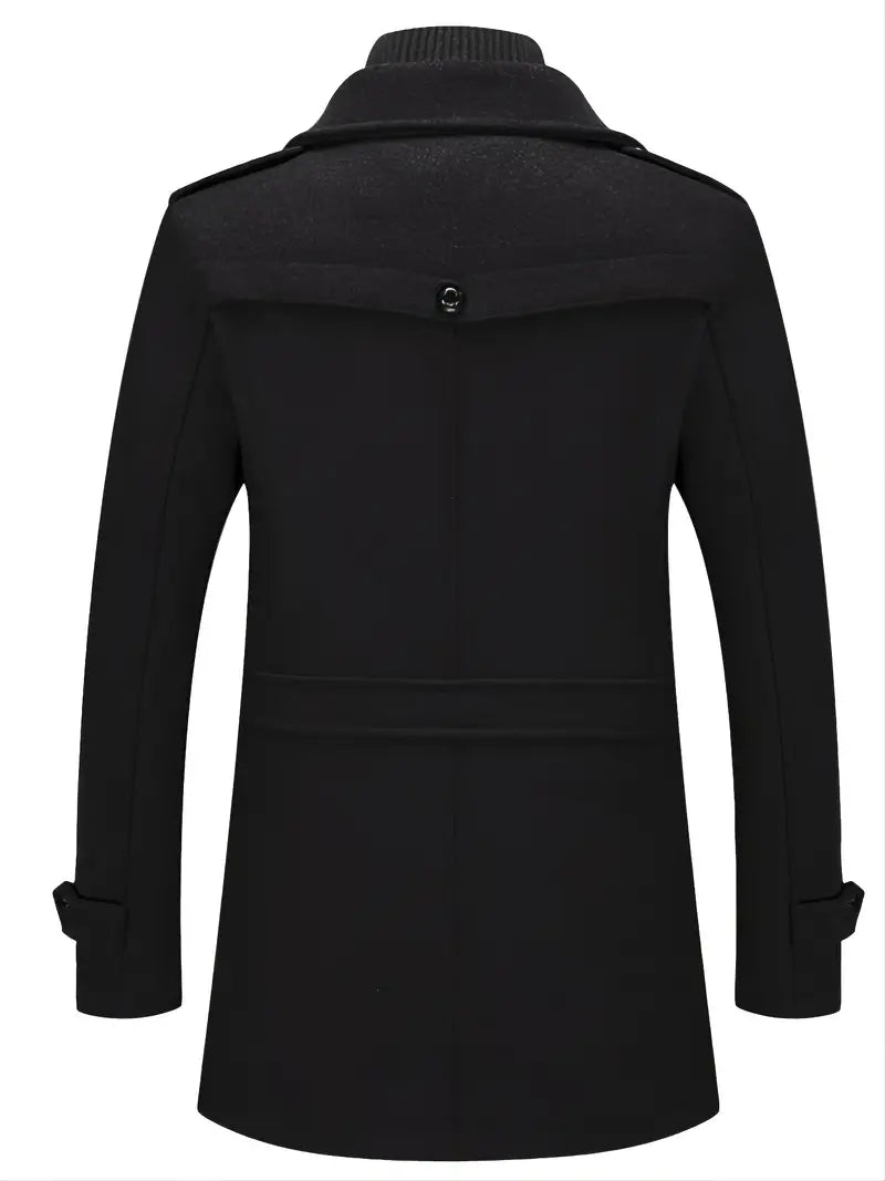 Doppelkragen Mantel für Herren Winter Mantel Herren