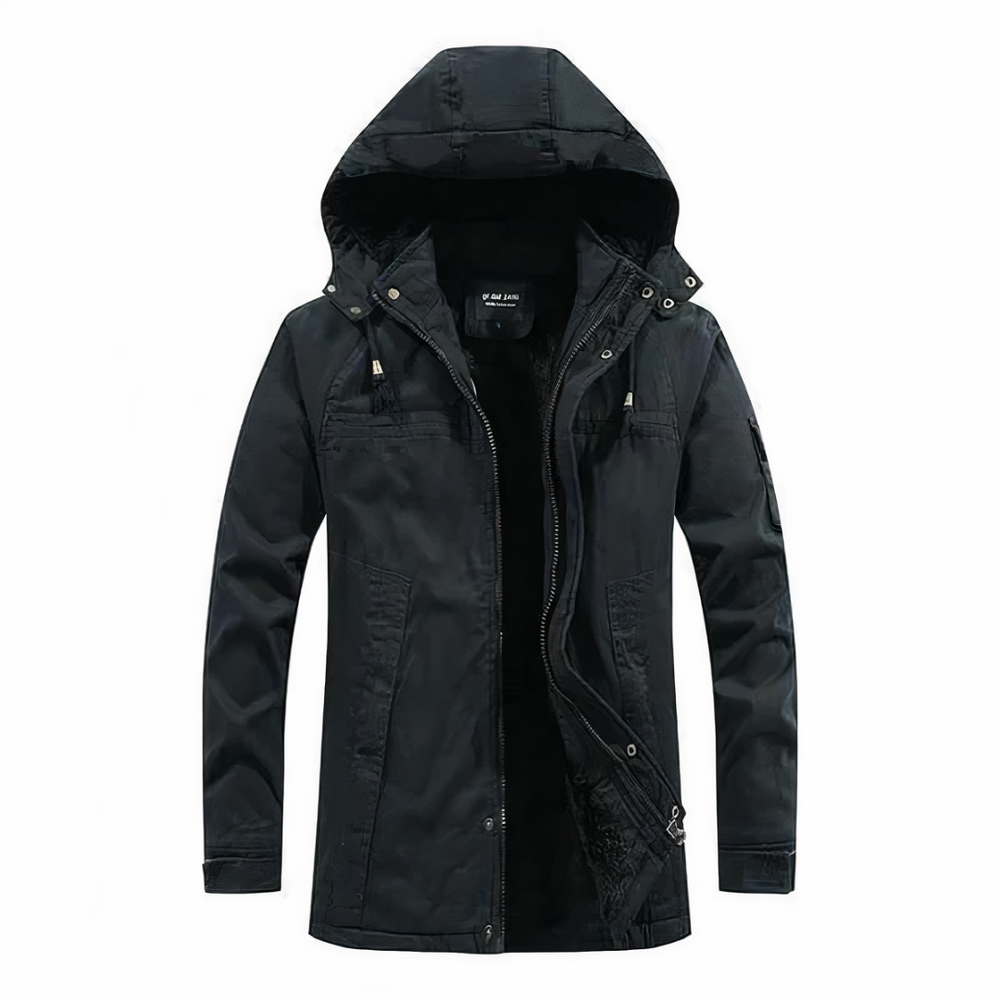 Herren Kapuzenjacke aus warmem Material für Männer