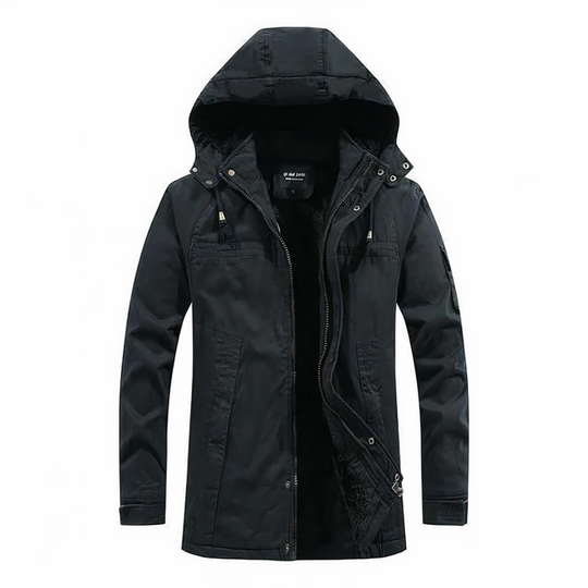 Herren Kapuzenjacke aus warmem Material für Männer