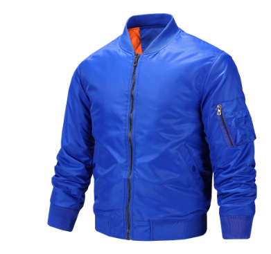 Klassische Bomberjacke mit Reißverschluss für Herren