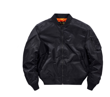 Klassische Bomberjacke mit Reißverschluss für Herren