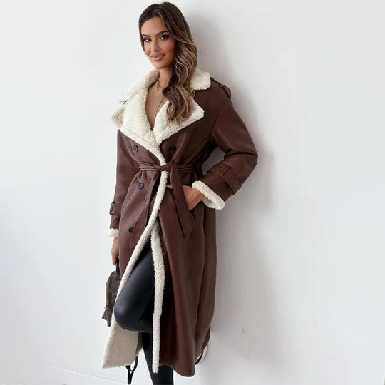Langer Daunenmantel für Damen