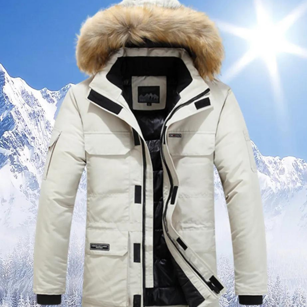 Stylischer Winter Parka für Herren aus warmem Material