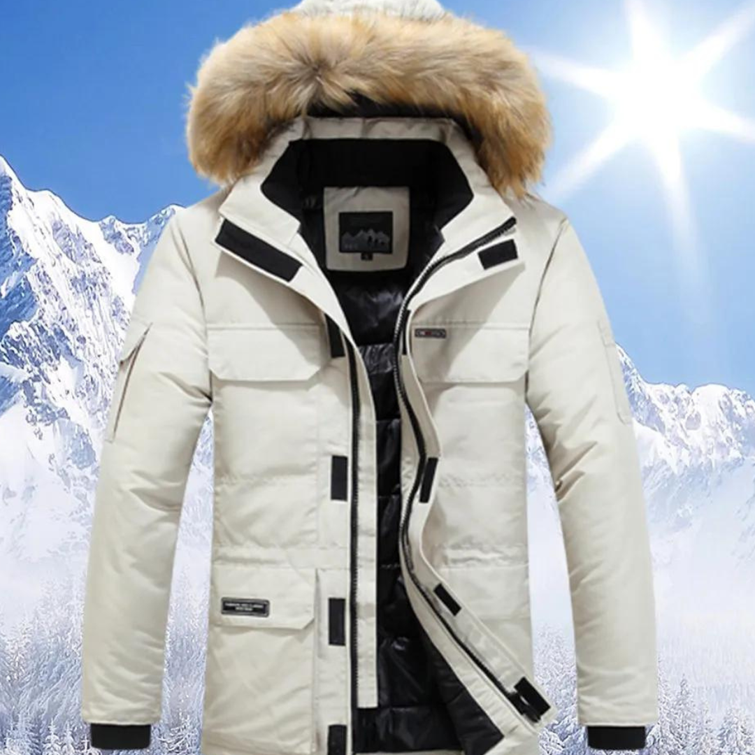 Stylischer Winter Parka für Herren aus warmem Material