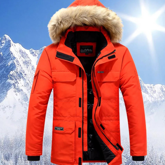Stylischer Winter Parka für Herren aus warmem Material