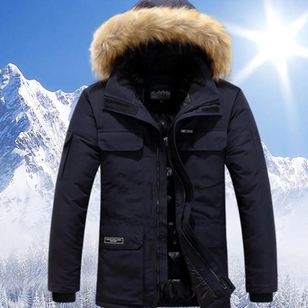 Stylischer Winter Parka für Herren aus warmem Material