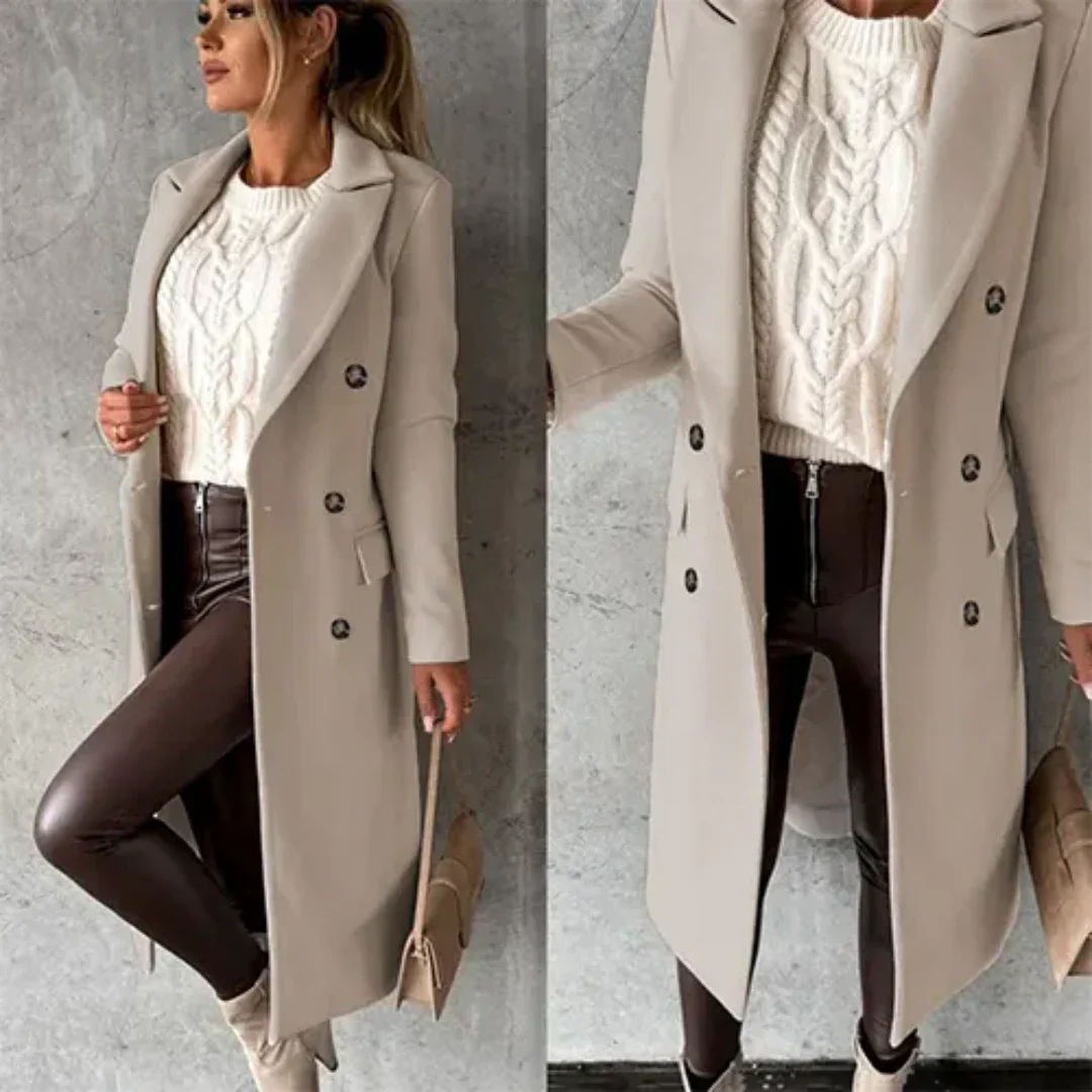 Warmer Trench Mantel für Damen