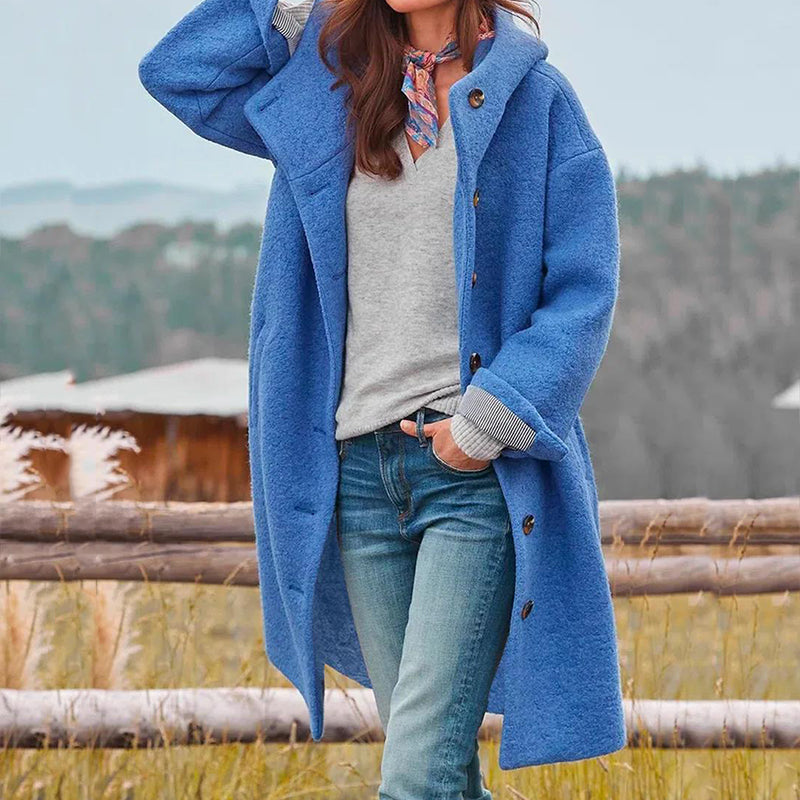 Damen Winter Mantel mit Kapuze