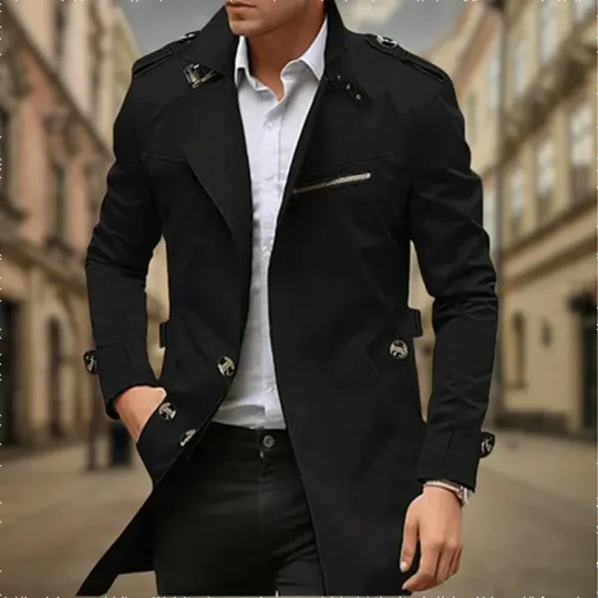 Zweireihiger Trenchcoat für Herren