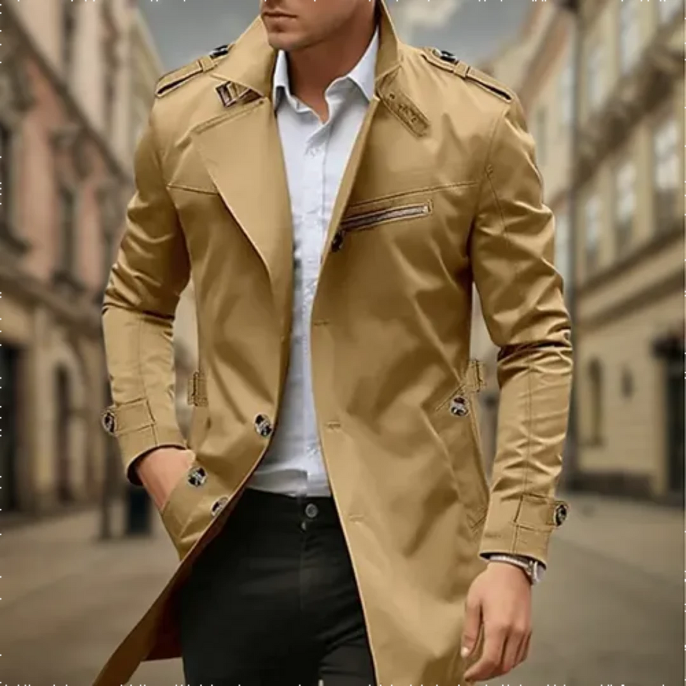 Zweireihiger Trenchcoat für Herren