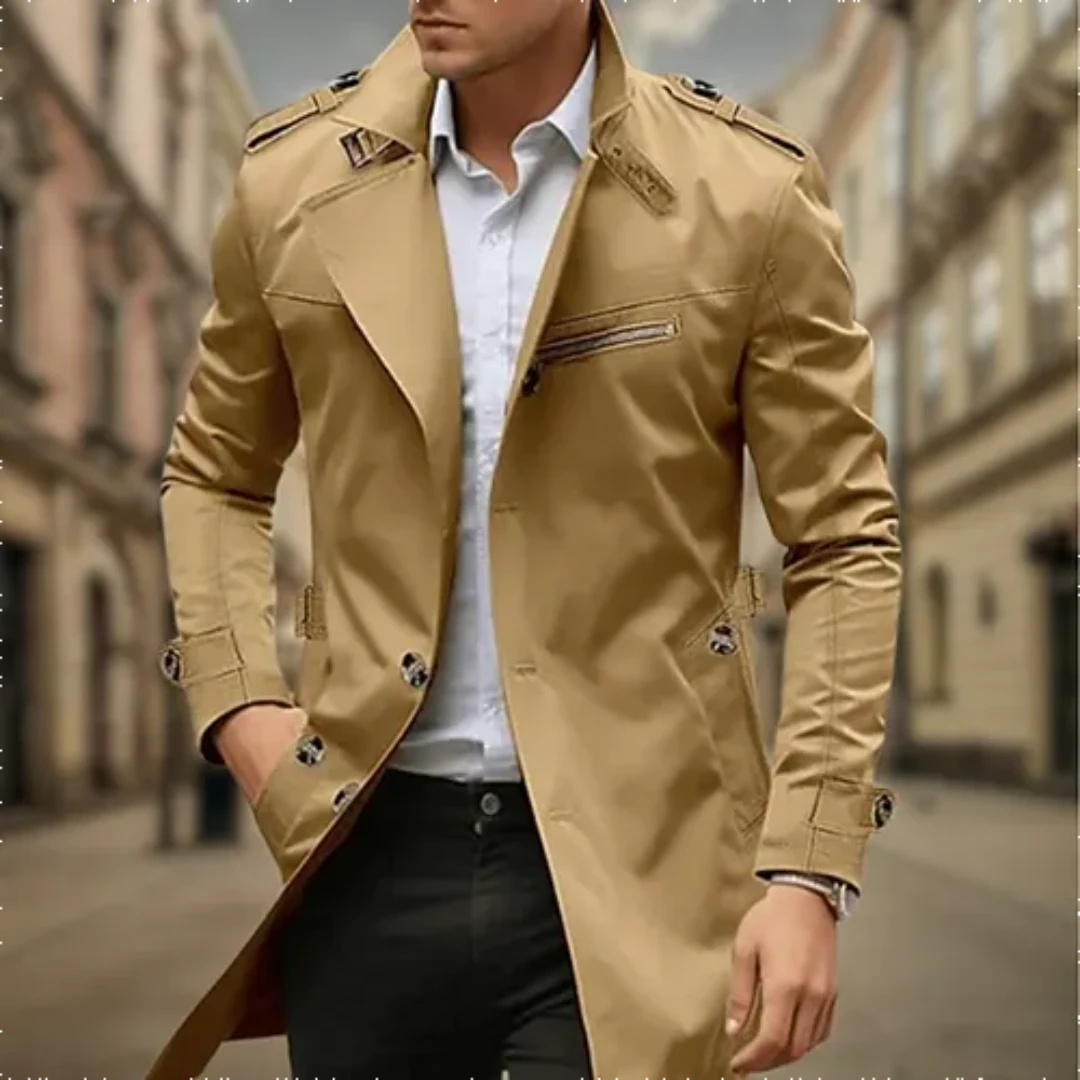 Zweireihiger Trenchcoat für Herren
