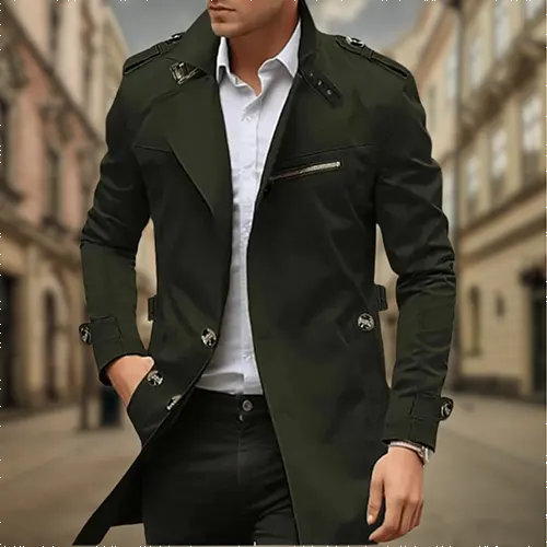 Zweireihiger Trenchcoat für Herren